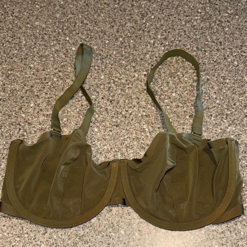 CUUP Olive Green Underwire Bra